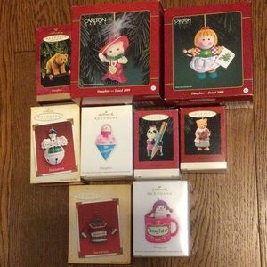Bundle of 9 Daughter ornaments